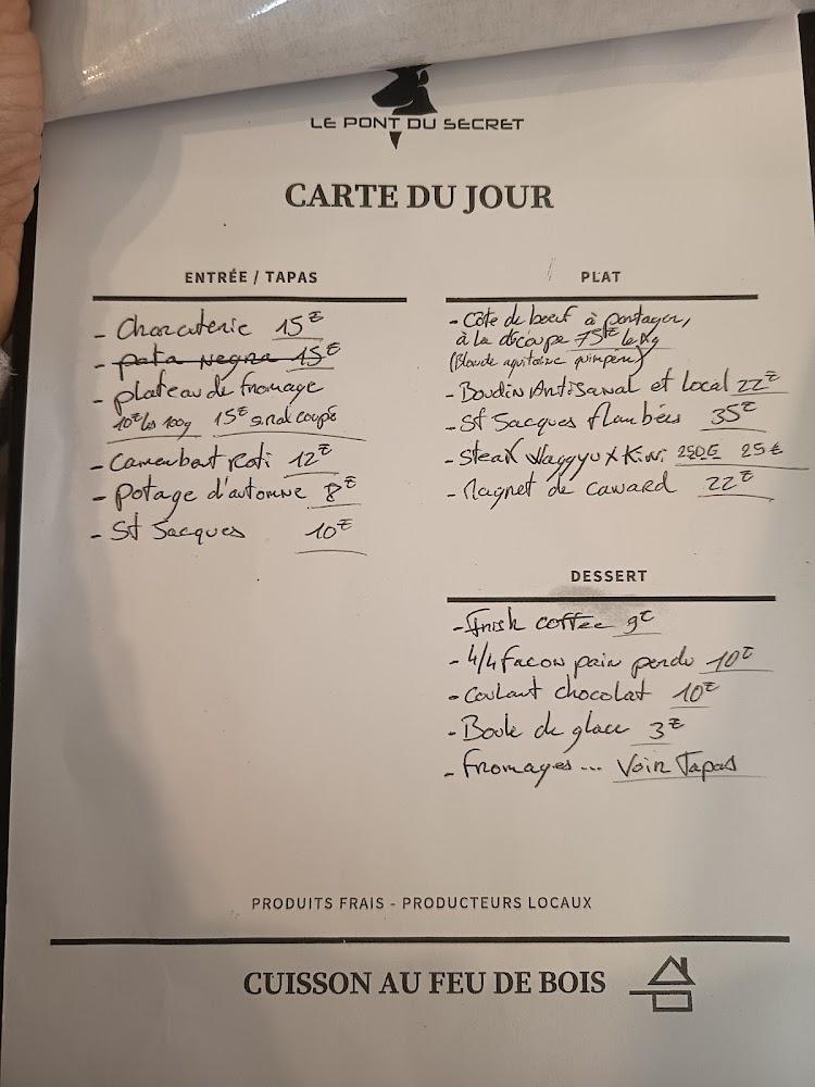 Le pont du secret - Menu Image 1