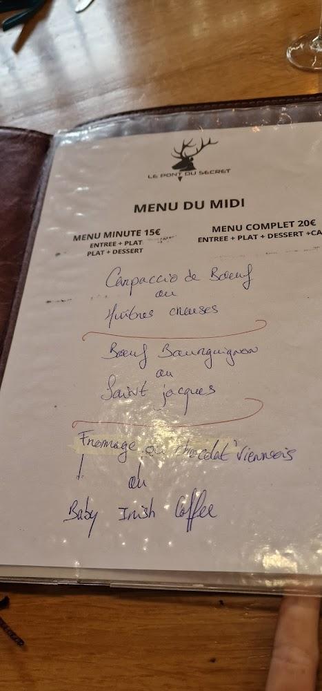 Le pont du secret - Menu Image 4